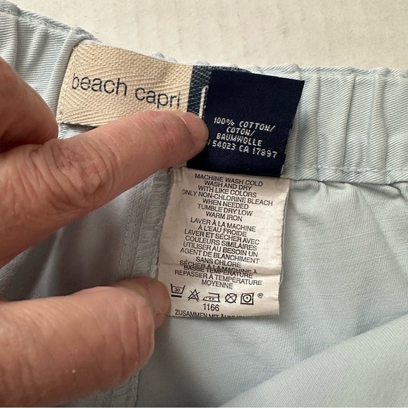 Gap Girls Light Blue Beach Capri 10 - Picture 6 of 8